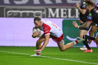 Hull KR 'dan Joe Burgess, 6 Eylül 2024' te Wigan Warriors 'a karşı The Brick Community Stadyumu, Wigan, Birleşik Krallık' ta oynanan 25.