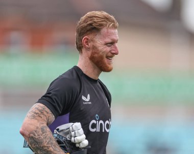 İngiltere 'den Ben Stokes 3. Rothesay Test Maçı' nda 2. İngiltere, Sri Lanka 'ya karşı Kia Oval, Londra, İngiltere, 7 Eylül 2024