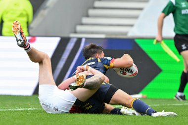 Katalan Ejderhaları 'ndan Arthur Mourgue, Betfred Süper Lig 25. Raundda Salford Red Devils - Catalans Dragons - Salford Community Stadyumu, Eccles, İngiltere, 7 Eylül 2024