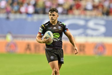 Wigan Warriors 'dan Tom Forber Betfred Süper Lig 25. Raundda Wigan Warriors' a karşı Hull KR 'a karşı Brick Community Stadyumu, Wigan, İngiltere, 6 Eylül 2024