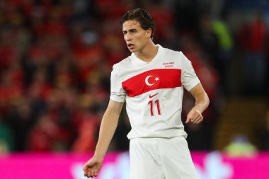 Trkiye 'den Kenan Yldz UEFA Uluslar Ligi - Lig B - Grup 4 - Galler - Cardiff City Stadyumu, İngiltere, Cardiff, 6 Eylül 2024