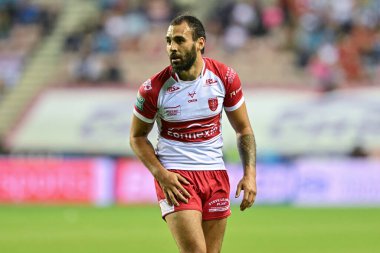Tyrone May of Hull KR Betfred Süper Lig 25. Raundda Wigan Warriors vs Hull KR 'a karşı Brick Community Stadyumu, Wigan, İngiltere, 6 Eylül 2024
