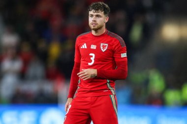 Galler 'den Neco Williams UEFA Uluslar Ligi - Lig B - Grup 4 - Galler-Türkiye maçı Cardiff City Stadyumu, İngiltere, 6 Eylül 2024