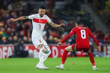 Tamam Trkiye 'den Yokulu UEFA Uluslar Ligi - Lig B - Grup 4 - Galler-Türkiye maçı sırasında Cardiff City Stadyumu, Birleşik Krallık, 6 Eylül 2024