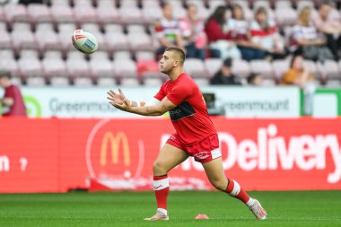Hull KR takımından Mikey Lewis, Betfred Süper Lig 25. Raundu öncesinde Wigan Warriors 'a karşı Hull KR maçında 6 Eylül 2024' te Wigan, Wigan, İngiltere 'deki Brick Community Stadyumu' nda karşılaşacak.