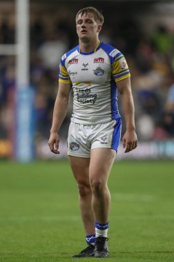 Leeds Rhinos takımından Alfie Edgell 25. Betfred Süper Lig karşılaşmasında Leeds Rhinos, Hull FC 'ye karşı Headingley Stadyumu, Leeds, İngiltere, 6 Eylül 2024