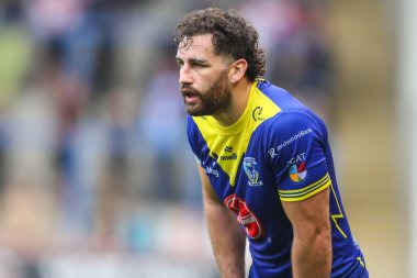 Toby King of Warrington Wolves during the Betfred Super League Round 25 match Warrington Wolves vs St Helens at Halliwell Jones Stadium, Warrington, United Kingdom, 7th September 2024 clipart