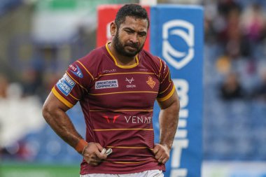Huddersfield Giants 'tan Seb Ikahifo Betfred Süper Lig 25. Raundda Huddersfield Giants' a karşı Londra Broncos maçı sırasında John Smith Stadyumu, Huddersfield, Birleşik Krallık, 8 Eylül 2024