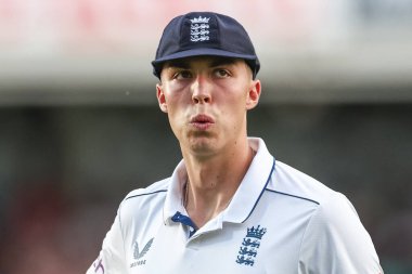 3. Rothesay Test Maçı 'nda İngiltere' den Josh Hull, 8 Eylül 2024 'te Kia Oval, Londra' da Sri Lanka 'ya karşı 3.