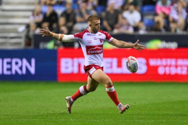 Hull KR 'dan Mikey Lewis, 6 Eylül 2024' te İngiltere 'nin Wigan kentinde oynanan The Brick Community Stadyumu' nda oynanan 25.