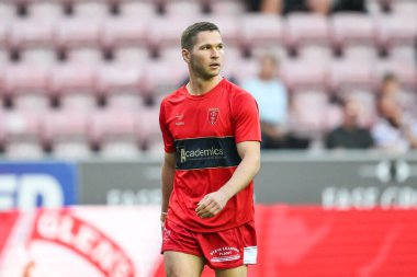 Hull KR takımından Matt Parcell, Betfred Süper Lig 25. Raundu öncesinde Wigan Warriors 'a karşı Hull KR maçında 6 Eylül 2024' te Wigan, Wigan, İngiltere 'deki Brick Community Stadyumu' nda karşılaşacak.