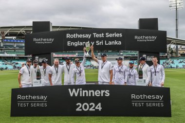 İngiltere, Rothesay Test Serisi kazananı 3. Rothesay Test Maçı 4. Gün İngiltere - Sri Lanka maçı Kia Oval, Londra, 9 Eylül 2024