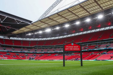 İngiltere 'nin başkenti Wembley Stadyumu' nun genel görünümü UEFA Uluslar Ligi 'nin önünde - B Grubu 2 İngiltere-Finlandiya Wembley Stadyumu' nda, 10 Eylül 2024