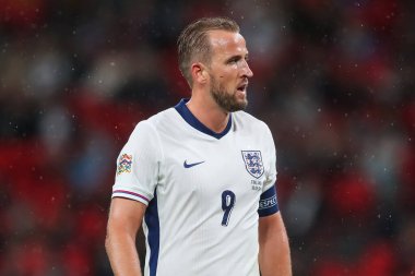 UEFA Uluslar Ligi sırasında İngiltere 'den Harry Kane - Grup B - Grup 2 İngiltere - Finlandiya Wembley Stadyumu, Londra, Birleşik Krallık, 10 Eylül 2024
