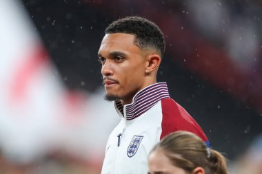 İngiltere 'den Trent Alexander-Arnold, UEFA Uluslar Ligi - B Grubu 2 İngiltere - Finlandiya Wembley Stadyumu, Londra, Birleşik Krallık, 10 Eylül 2024
