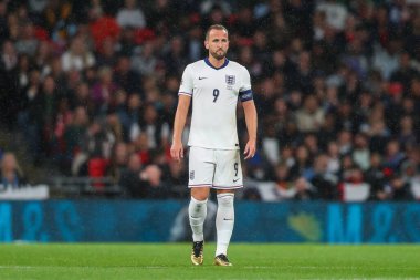 UEFA Uluslar Ligi sırasında İngiltere 'den Harry Kane - Grup B - Grup 2 İngiltere - Finlandiya Wembley Stadyumu, Londra, Birleşik Krallık, 10 Eylül 2024