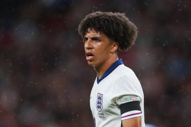 UEFA Uluslar Ligi sırasında İngiltere 'den Rico Lewis - Grup B - Grup 2 İngiltere - Finlandiya Wembley Stadyumu, Londra, Birleşik Krallık, 10 Eylül 2024