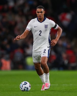 İngiltere 'den Trent Alexander-Arnold, UEFA Uluslar Ligi - B Grubu 2 İngiltere - Finlandiya Wembley Stadyumu, Londra, Birleşik Krallık, 10 Eylül 2024