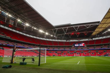 İngiltere 'nin başkenti Wembley Stadyumu' nun genel görünümü UEFA Uluslar Ligi 'nin önünde - B Grubu 2 İngiltere-Finlandiya Wembley Stadyumu' nda, 10 Eylül 2024