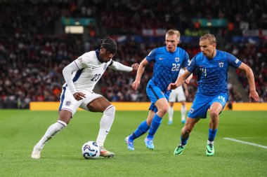 İngiltere 'den Noni Madueke, UEFA Uluslar Ligi - B Grubu 2 İngiltere - Finlandiya Wembley Stadyumu, Londra, Birleşik Krallık, 10 Eylül 2024