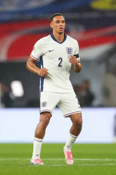 stock image Trent Alexander-Arnold of England during the UEFA Nations League - League B - Group 2 England v Finland at Wembley Stadium, London, United Kingdom, 10th September 2024