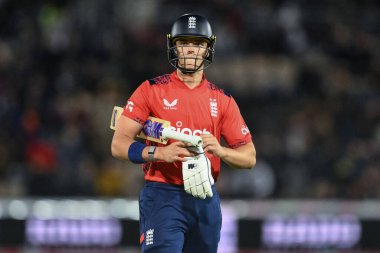 Jacob Bethell of England leaves the field after been bowled by Adam Zappa of Australia during the First Vitality IT20 Series match England vs Australia at The Utilita Bowl, Southampton, United Kingdom, 11th September 2024 clipart