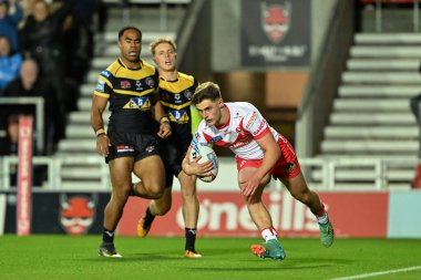 St. Helens 'ten Jon Bennison, Betfred Süper Lig 26. Raundda St Helens - Castleford Tigers maçında St Helens - All Wicked Stadyumu, St Helens, Birleşik Krallık, 13 Eylül 2024
