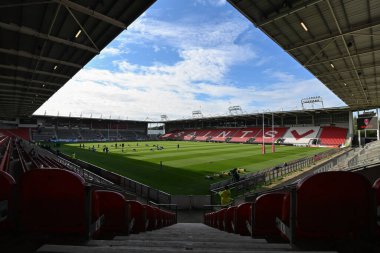 Betfred Kadınlar Süper Ligi 'nde St Helens kadınlar Barrow Raiders' a karşı St Helens Wicked Stadyumu, St Helens, Birleşik Krallık, 13 Eylül 2024