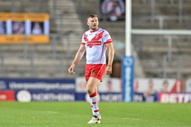 St. Helens 'den Morgan Knowles, Betfred Süper Lig 26. Raundunda St Helens - Castleford Tigers maçında, St Helens, St Wicked Stadyumu, Birleşik Krallık, 13 Eylül 2024