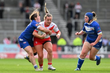 St. Helens 'ten Philippa Birchall, 13 Eylül 2024' te St Helens Bayanlar ve Barrow Raiders arasındaki Betfred Kadınlar Süper Ligi karşılaşmasında elendi.