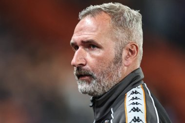 Tim Walter, Hull City 'nin teknik direktörü. 13 Eylül 2024' te Hull City, Hull Stadyumu 'nda Sheffield United' a karşı oynadığı Sky Bet Şampiyonası maçında.