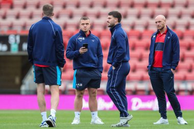 Hull KR 'dan Jack Brown, 13 Eylül 2024' te Leigh Spor Köyü 'nde oynanan Betfred Süper Lig 26. Maçı öncesinde Leigh Leopards ile Hull KR maçına geldi.