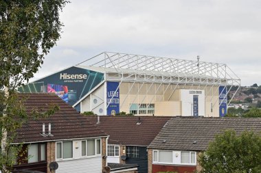 Elland Road 'un Gök Bahis Şampiyonası öncesinde Leeds United' ın Burnley 'e karşı oynadığı Elland Road, Leeds, İngiltere' de 14 Eylül 2024 tarihli maçın genel görüntüsü.