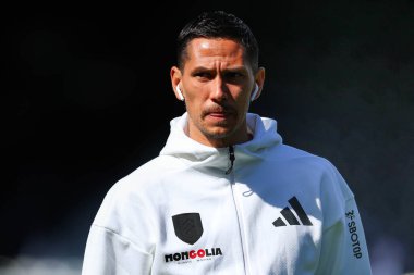 Fulham 'dan Sasa Lukiç, Premier League maçından önce Craven Cottage' a geldi. Fulham - West Ham United maçı 14 Eylül 2024 'te Craven Cottage, Londra' da oynanacak.