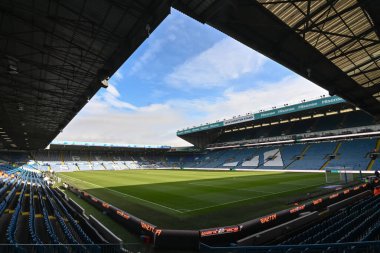 Elland Road 'un Gök Bahis Şampiyonası öncesinde Leeds United' ın Burnley 'e karşı oynadığı Elland Road, Leeds, İngiltere' de 14 Eylül 2024 tarihli maçın genel görüntüsü.