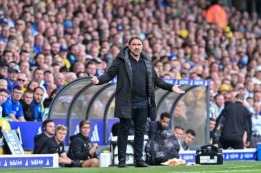 Leeds United 'ın teknik direktörü Leeds United, Leeds Road' da Leeds United 'a karşı 14 Eylül 2024' te oynanan Sky Bet Şampiyonası maçında tepki gösterdi.