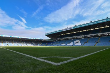 Elland Road 'un Gök Bahis Şampiyonası öncesinde Leeds United' ın Burnley 'e karşı oynadığı Elland Road, Leeds, İngiltere' de 14 Eylül 2024 tarihli maçın genel görüntüsü.