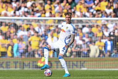 Leeds United takımından Joe Rodon, Leeds Road, Leeds, İngiltere 'de Leeds United' a karşı 14 Eylül 2024 'te oynanan Sky Bet Şampiyonası maçında...