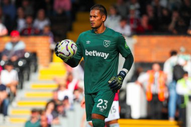 West Ham United takımının Alphonse Areola 'sı Premier League maçında, Fulham, West Ham United' a karşı Craven Cottage, Londra 'da 14 Eylül 2024' te oynanacak.
