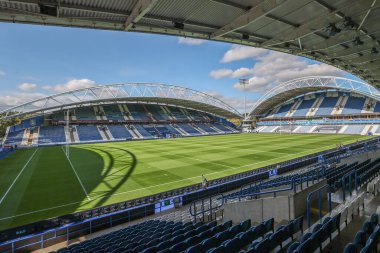 John Smiths Stadyumu 'nun Betfred Süper Lig 26. Raundda Huddersfield Giants' a karşı Warrington Wolves maçı sırasında John Smith Stadyumu, Huddersfield, Birleşik Krallık, 14 Eylül 2024