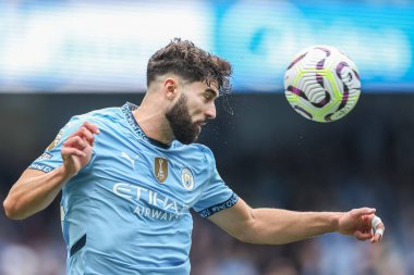 Manchester City 'den Joko Gvardiol 14 Eylül 2024' te Etihad Stadyumu 'nda Manchester City' nin Brentford 'a karşı oynadığı Premier League maçında topun lideri oldu.