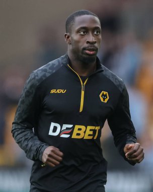 Wolverhampton Wanderers takımından Carlos Forbs, İngiltere 'nin Wolverhampton kentinde 15 Eylül 2024' te oynanan Premier League karşılaşmasında Wolverhampton Wanderers - Newcastle United maçında ısındı.