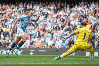 Manchester City 'den Erling Haaland Premier League maçında Manchester City ile Brentford arasında 14 Eylül 2024' te Etihad Stadyumu 'nda 2-1 berabere kaldı.