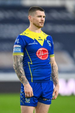 Warrington Wolves 'dan John Bateman Betfred Süper Lig 26. Raundda Huddersfield Giants' a karşı Warrington Wolves maçı sırasında John Smith 'in Stadyumu, Huddersfield, Birleşik Krallık, 14 Eylül 2024