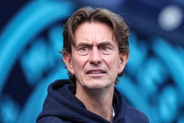Brentford 'un Thomas Frank teknik direktörü Premier Lig maçında Manchester City ile Brentford arasında Etihad Stadyumu, Manchester, İngiltere' de 14 Eylül 2024