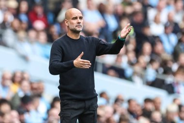 Manchester City teknik direktörü Manchester City ile Brentford 'un 14 Eylül 2024' te Etihad Stadyumu 'nda oynanan Premier League maçında teknik alanda tepki gösterdi.