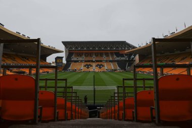 Molineux, İngiltere 'nin Wolverhampton kentinde oynanan Premier League karşılaşması öncesinde Wolverhampton Wanderers, Newcastle United' a karşı.