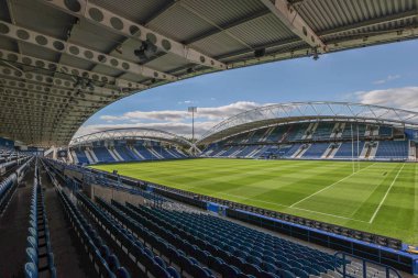 John Smiths Stadyumu 'nun Betfred Süper Lig 26. Raundda Huddersfield Giants' a karşı Warrington Wolves maçı sırasında John Smith Stadyumu, Huddersfield, Birleşik Krallık, 14 Eylül 2024