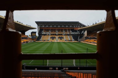 Molineux, İngiltere 'nin Wolverhampton kentinde oynanan Premier League karşılaşması öncesinde Wolverhampton Wanderers, Newcastle United' a karşı.