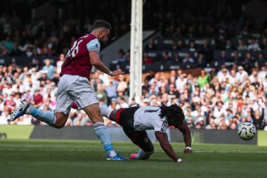 Fulham 'dan Adama Traore 14 Eylül 2024' te Craven Cottage, Londra 'da oynanan Premier League maçında penaltı talebinde bulundu.